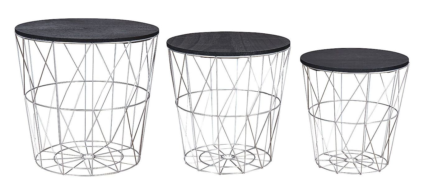 Levandeo® Couchtisch, 3er Set Beistelltisch Metall günstig online kaufen