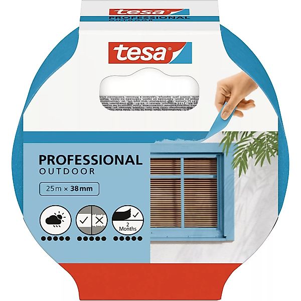 Tesa Malerband Professional Outdoor 25 m x 38 mm günstig online kaufen