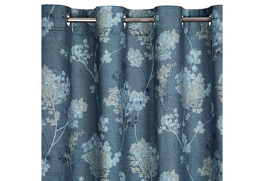 Design91 Vorhang Vorhänge mit Dschungel Muster Palmenblätter Botanische Mot günstig online kaufen