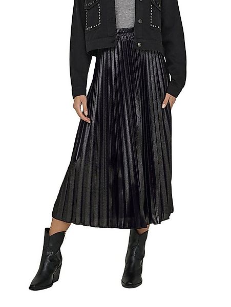 ONLY A-Linien-Rock ONLLYON PLEATED SHINE aus Pliesee günstig online kaufen