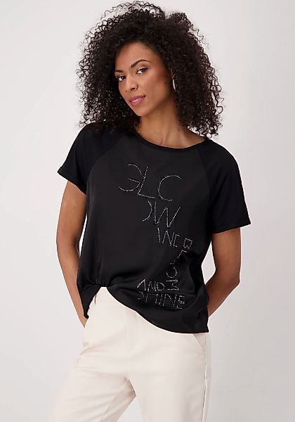 Monari Schlupfbluse, mit Glitzernieten günstig online kaufen