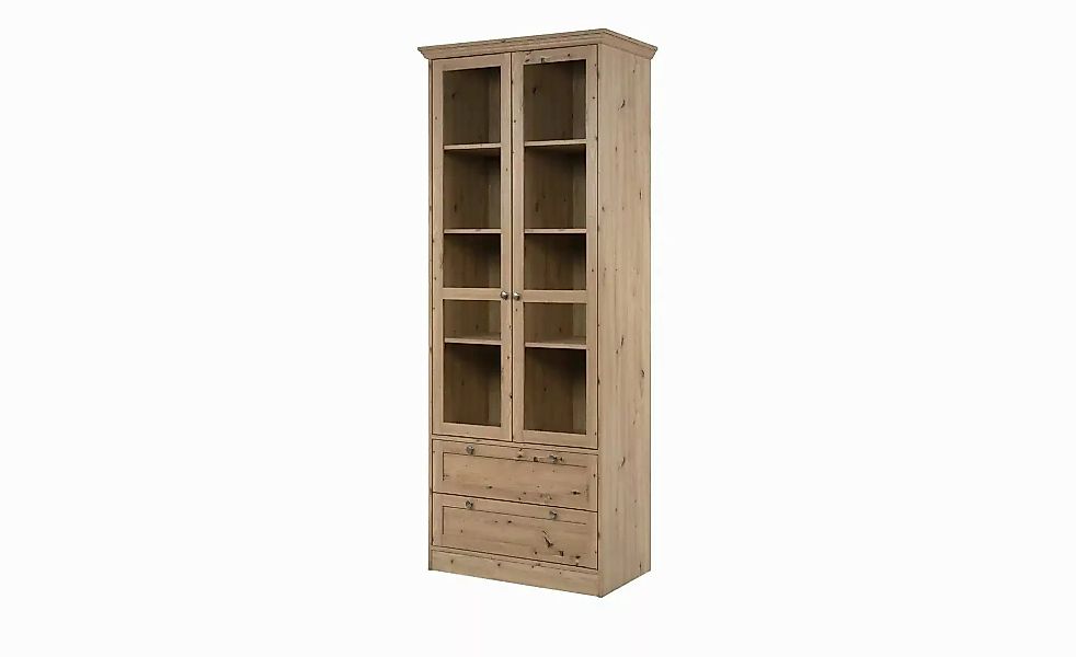 Vitrine  Forsten ¦ holzfarben ¦ Maße (cm): B: 80 H: 200 T: 45.0 Schränke > günstig online kaufen