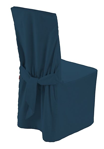 Stuhlhusse, marinenblau , 45 x 94 cm, Cotton Panama (702-48) günstig online kaufen