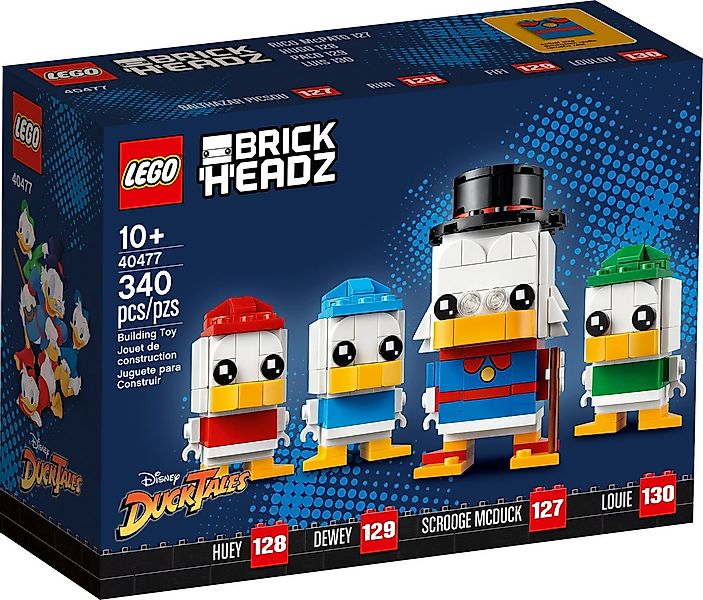 LEGO® LEGO® BrickHeadz 40477 Dagobert Duck, Tick, Trick & Track Konstruktio günstig online kaufen
