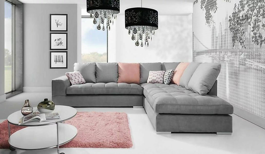 JVmoebel Ecksofa, Ecksofa Sofa Couch Eck Couch Polster Couchen Garnitur günstig online kaufen