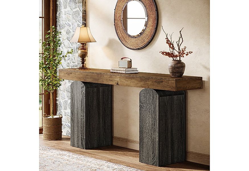 Tribesigns Konsolentisch 160 cm langer Flurtisch, hölzerne Konsolentisch im günstig online kaufen