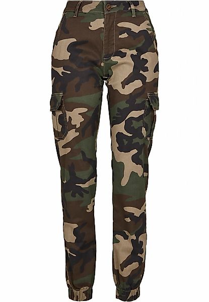 URBAN CLASSICS Cargohose "Urban Classics Damen Ladies High Waist Cargo Pant günstig online kaufen