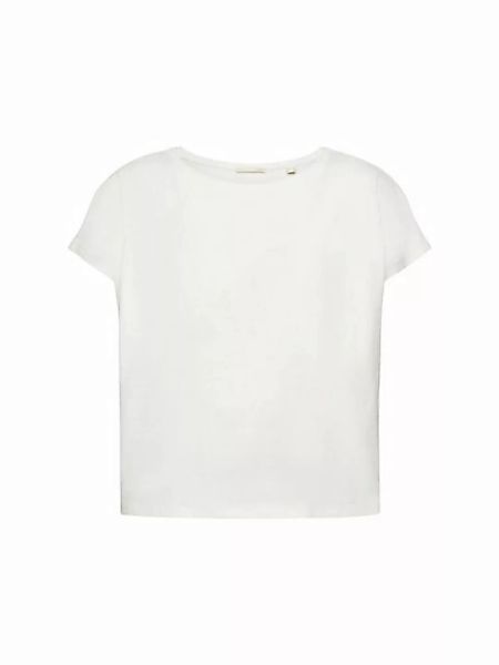 edc by Esprit T-Shirt T-Shirt mit Faltendetails (1-tlg) günstig online kaufen
