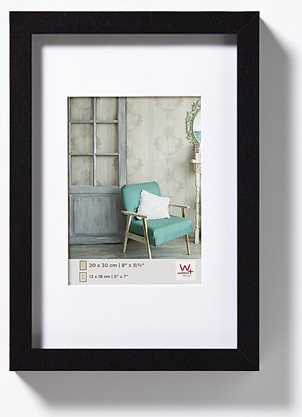 Walther Bilderrahmen EA050B Stockholm Holzrahmen 40x50cm günstig online kaufen