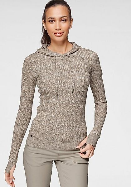 KangaROOS Kapuzenpullover, im feinen Zopf-Strick-Design günstig online kaufen