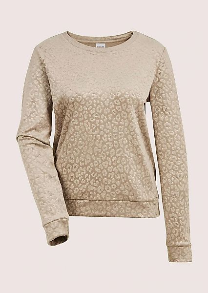 MADELEINE Langarmshirt "Sweatshirt Langarm Animal-Print Pullover" günstig online kaufen
