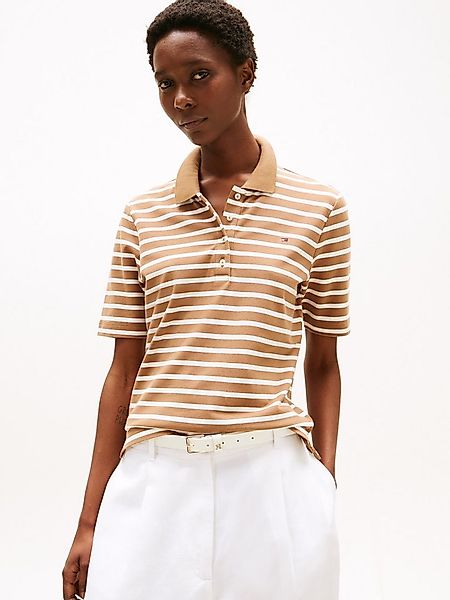 Tommy Hilfiger Poloshirt Regular Fit Pique Premium Polo Baumwollmischung, r günstig online kaufen