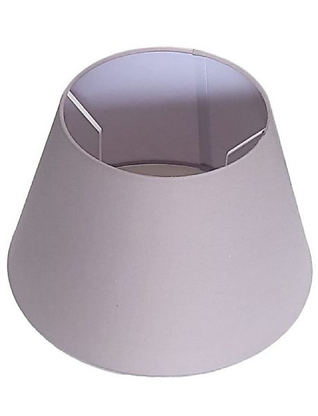 AMBIENTE-LEBENSART.DE Lampenschirm Lampenschirm-Leinen Textil Hell Grau kon günstig online kaufen