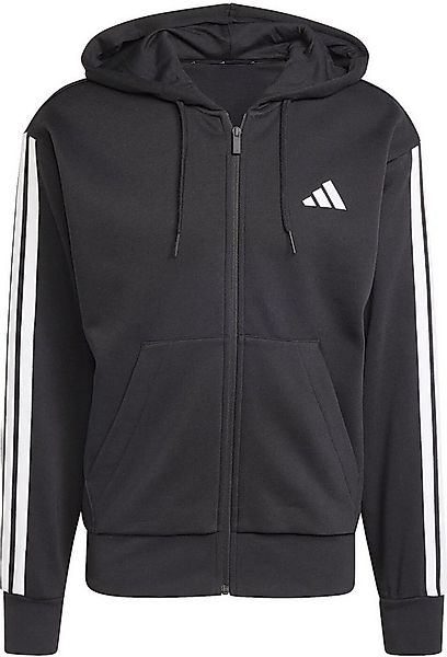 adidas Sportswear Kapuzensweatjacke M 3S FL FZ HD BLACK/WHITE günstig online kaufen