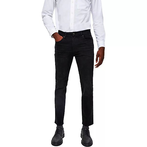 Selected Leon 4003 W Slim Stretch Jeans 34 Black Denim günstig online kaufen