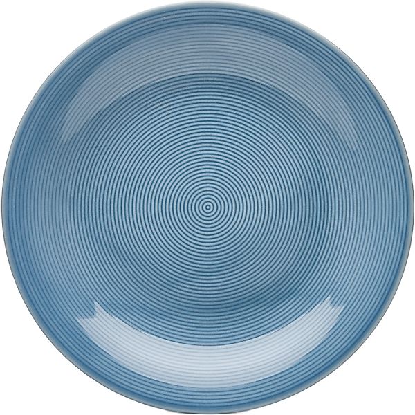 van Well Speiseteller »Jive, flacher Teller 25 cm, 6 Stück« dezentes Spiral günstig online kaufen