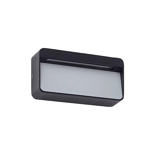 Lucande LED Wandleuchte Außen Tiburia 10025934 Modern in Schwarz aus Alumin günstig online kaufen