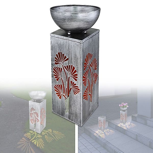 bmf-versand LED Solarleuchte Solarleuchte Garten Pflanzsäule günstig online kaufen