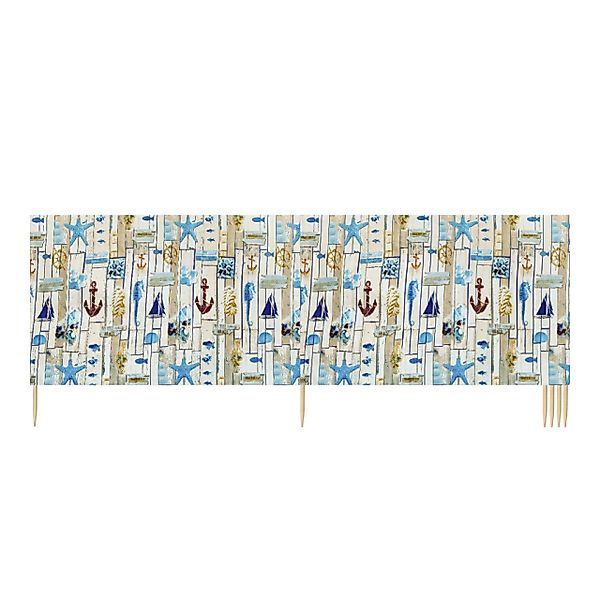 Ladeheid Windschutz Strand Sichtschutz 6m LAEX001 günstig online kaufen