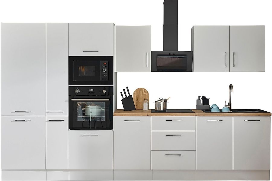 BASIC by Balculina Küchenzeile »Turin« Breite 360 cm, wahlweise mit E-Gerät günstig online kaufen