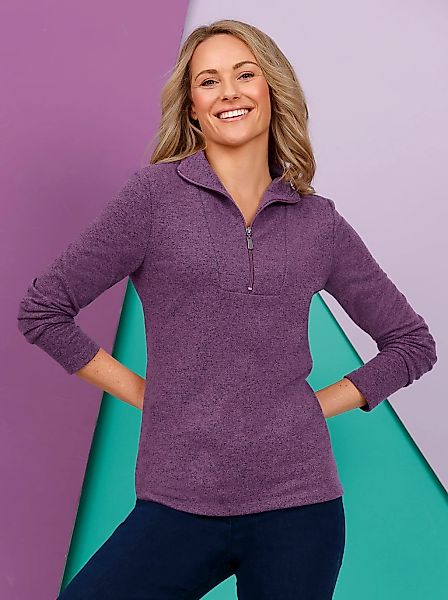 Classic Basics Stehkragenshirt "Langarm-Shirt" 1 Stk. tlg. günstig online kaufen