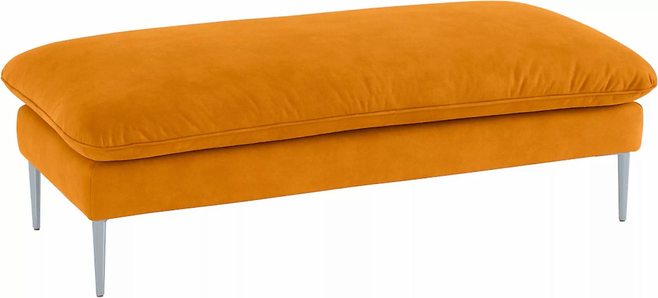 W.SCHILLIG Hocker "enjoy&MORE", Füße silber matt, Breite 151 cm günstig online kaufen