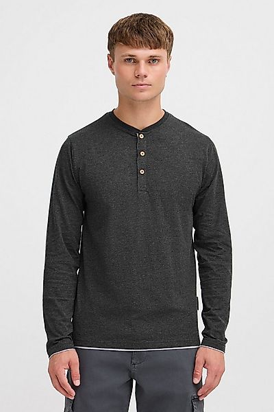 Indicode Rundhalsshirt IDGifford Longsleeve mit Knopfleiste günstig online kaufen