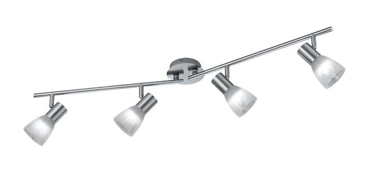 Deckenleuchte VISTO Vierflammig von REALITY Leuchten Metall Nickel Matt / G günstig online kaufen