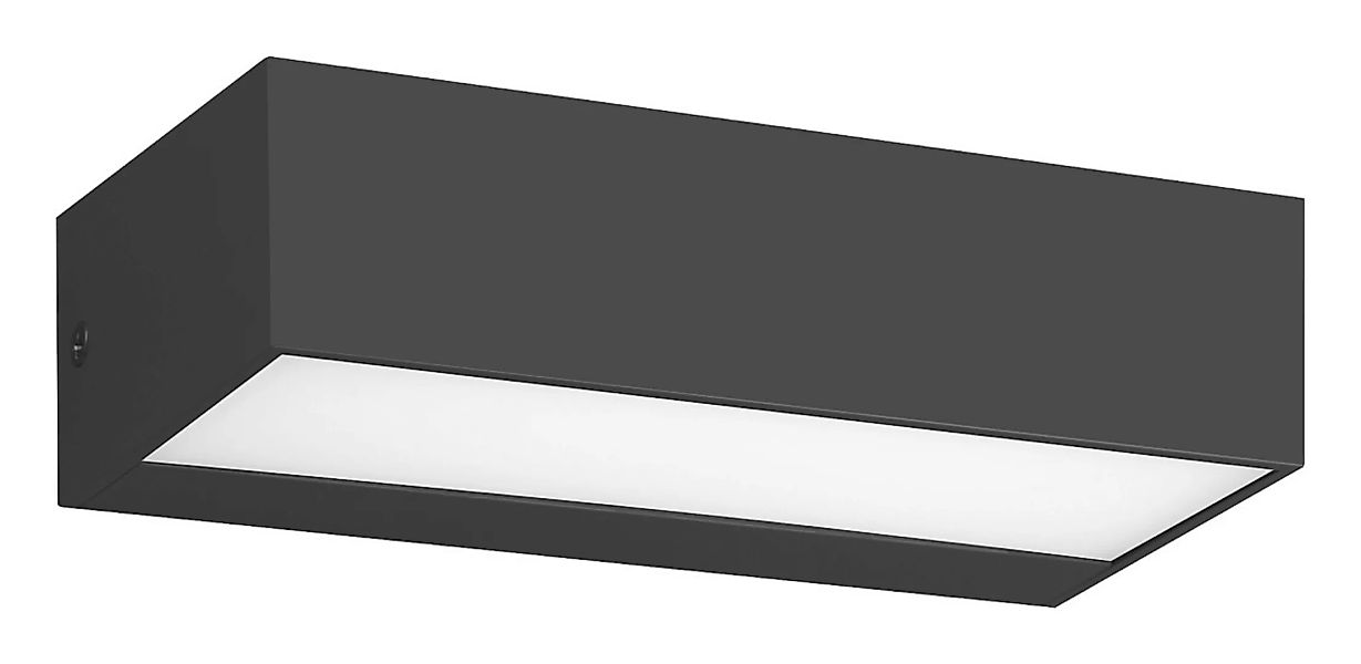 LED Außenwandleuchte Schwarz IP65 Halden günstig online kaufen