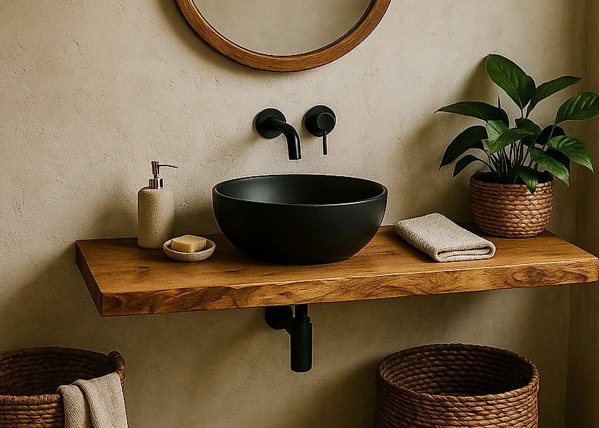 Living Oak Tischplatte Massive Tischplatte aus Eiche – Unikat mit Naturkant günstig online kaufen