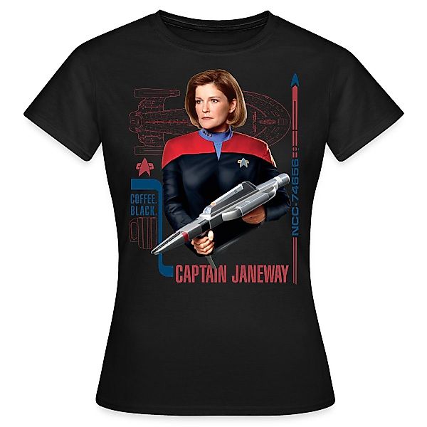 Spreadshirt T-Shirt Star Trek Voyager Captain günstig online kaufen