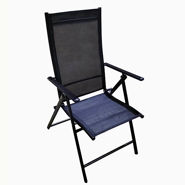 BruKa Gartenstuhl 2 Stühle SYDNEY Schwarz günstig online kaufen