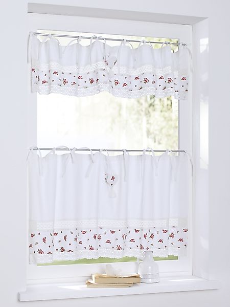 Kutti Scheibengardine Lavie (1 St), Bindebänder, günstig online kaufen