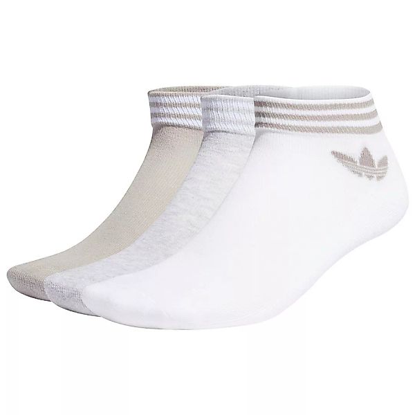 Adidas Originals Trefoil Ankle Hc Socken EU 43-46 White / Light Grey Heathe günstig online kaufen