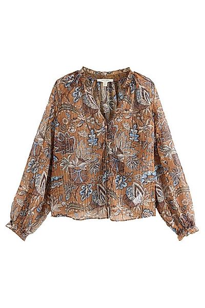 LAURA ASHLEY Chiffonbluse Laura Ashley Chiffonbluse mit Glitzer und Rüschen günstig online kaufen