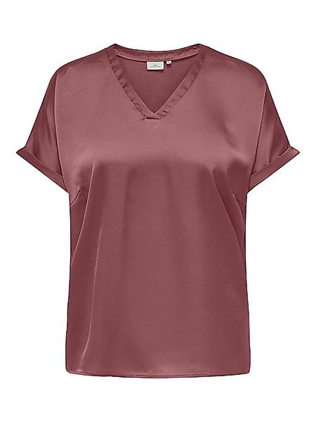 ONLY CARMAKOMA Shirtbluse CARBRYNJA LIFE S/S IN-ONE TOP WVN in glänzender O günstig online kaufen
