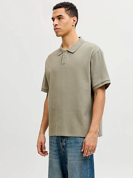 Jack & Jones Poloshirt "JJEHARRISON STRUCTURE POLO SS LN" mit Polokragen günstig online kaufen