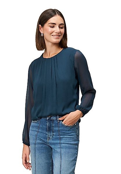 Zero Shirtbluse Damen mit transparenten Ärmeln günstig online kaufen