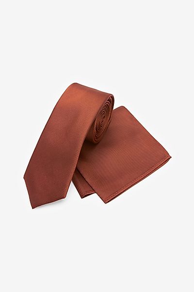 Next Krawatte Hochzeitsset: Seidenkrawatte und Einstecktuch-Slim günstig online kaufen