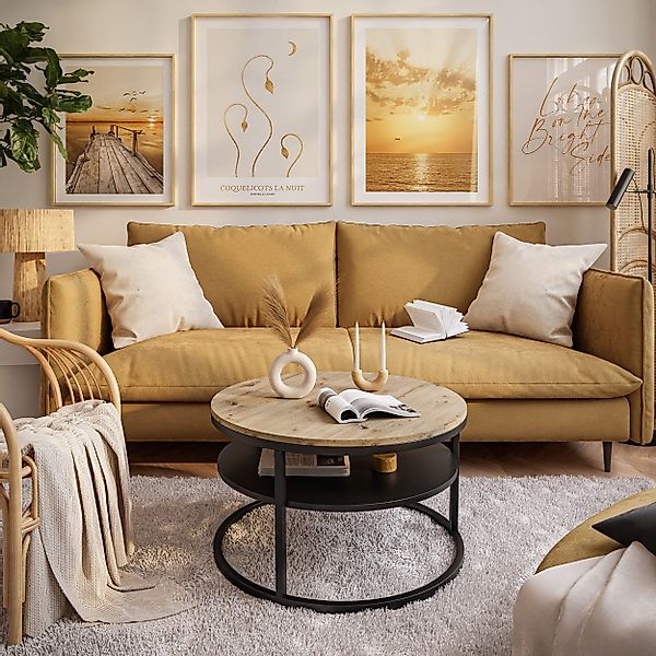 Lookway Couchtisch CIRI LOFT mit Ablage günstig online kaufen