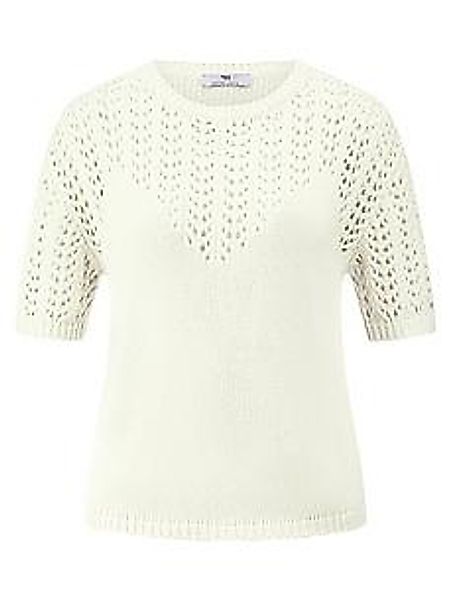 Rundhals-Pullover Peter Hahn weiss günstig online kaufen