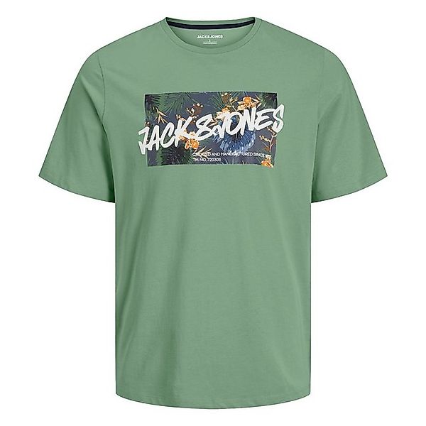 Jack & Jones T-Shirt JJHAWAII Shape Tee SS Crew Neck LN mit Rundhalsausschn günstig online kaufen