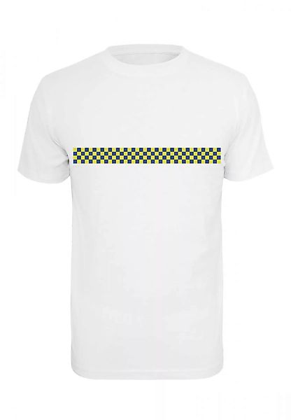 Merchcode T-Shirt BRANDALISED - BANKSY´S GRAFITTI OFFICER TEE MC367 White günstig online kaufen
