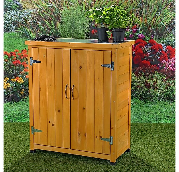 Mucola Garten-Geräteschrank Geräteschrank Gerätehaus Gartenschuppen Schrank günstig online kaufen