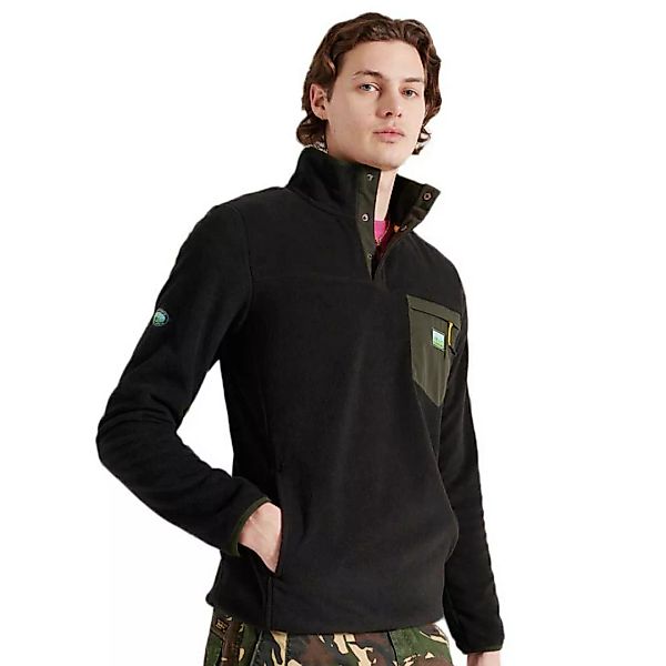 Superdry Trail Polar Pop Sweatshirt M Black günstig online kaufen