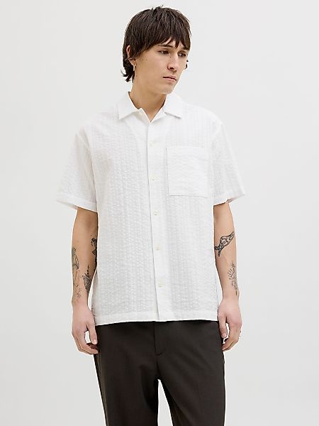 Jack & Jones Kurzarmhemd Kubisches Muster, günstig online kaufen