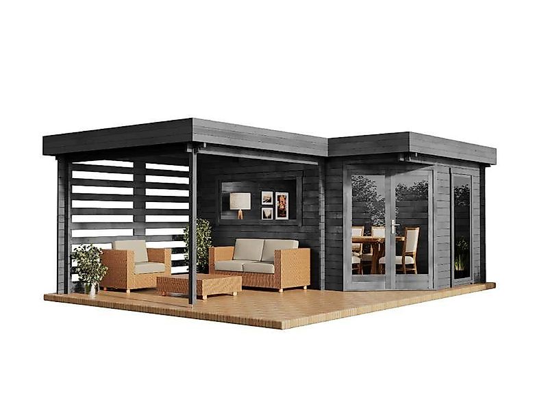 Alpholz Gartenhaus Holz 5-Eck Pepe Optima, günstig online kaufen