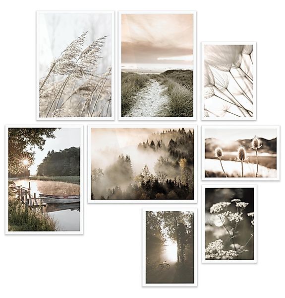 Heimlich Poster Set als Wohnzimmer Deko, günstig online kaufen