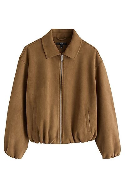 Next Bomberjacke Bomberjacke aus Velourskunstleder (1-St) günstig online kaufen
