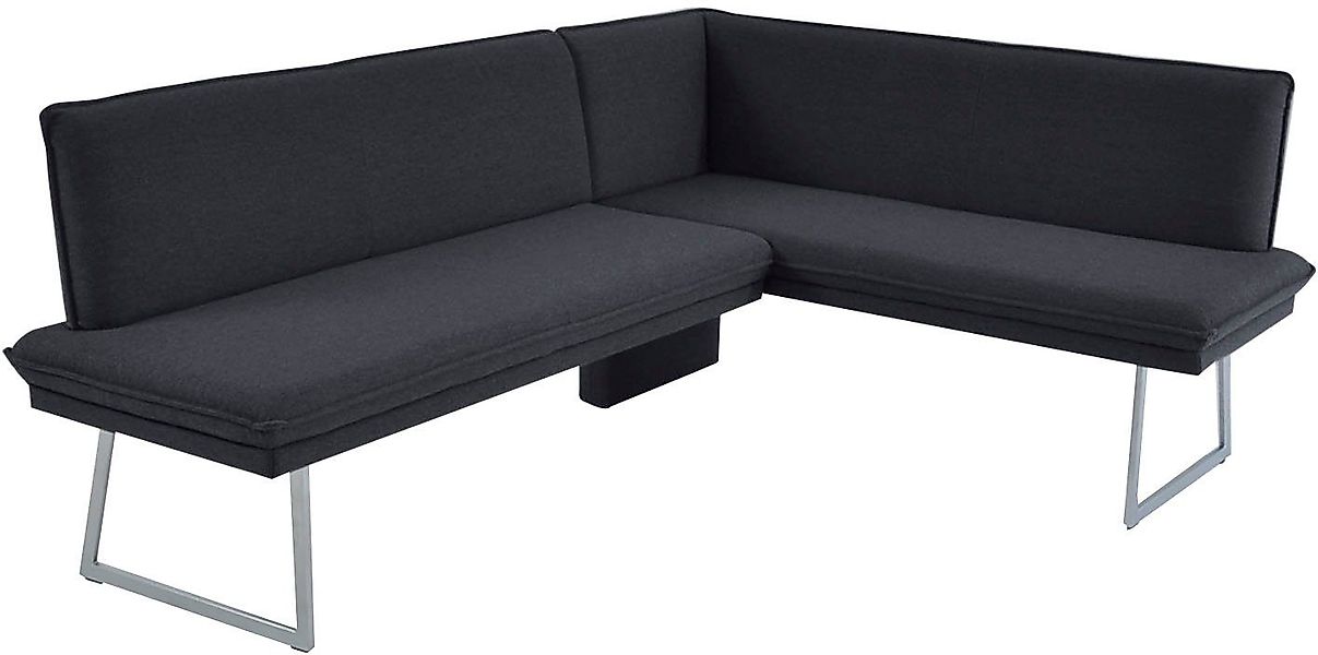 K+W Komfort & Wohnen Eckbank mit Sattlernaht und schmaler Kufe, langer Sche günstig online kaufen